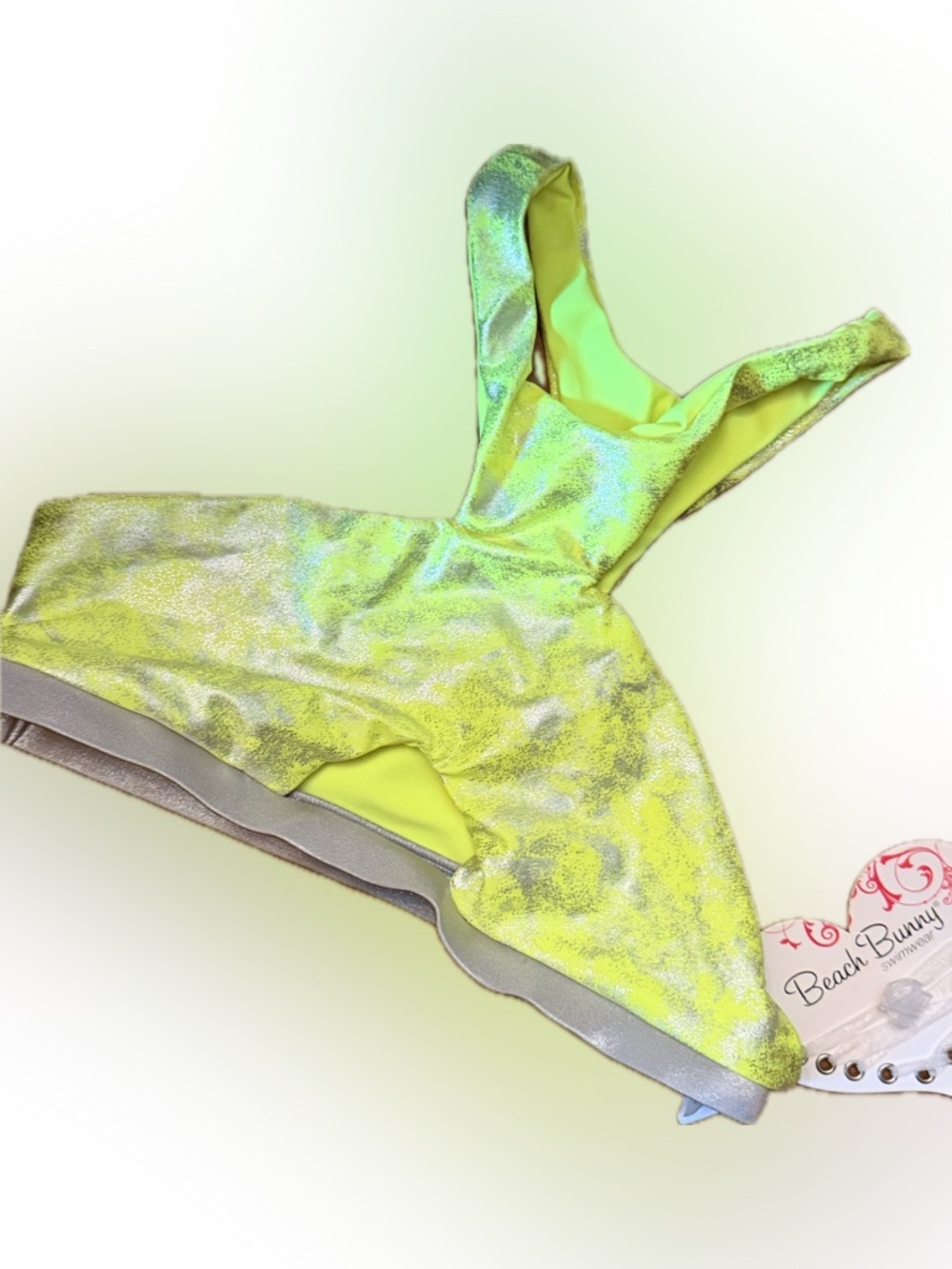 Beach Bunny Neon Bikini Top nwt
